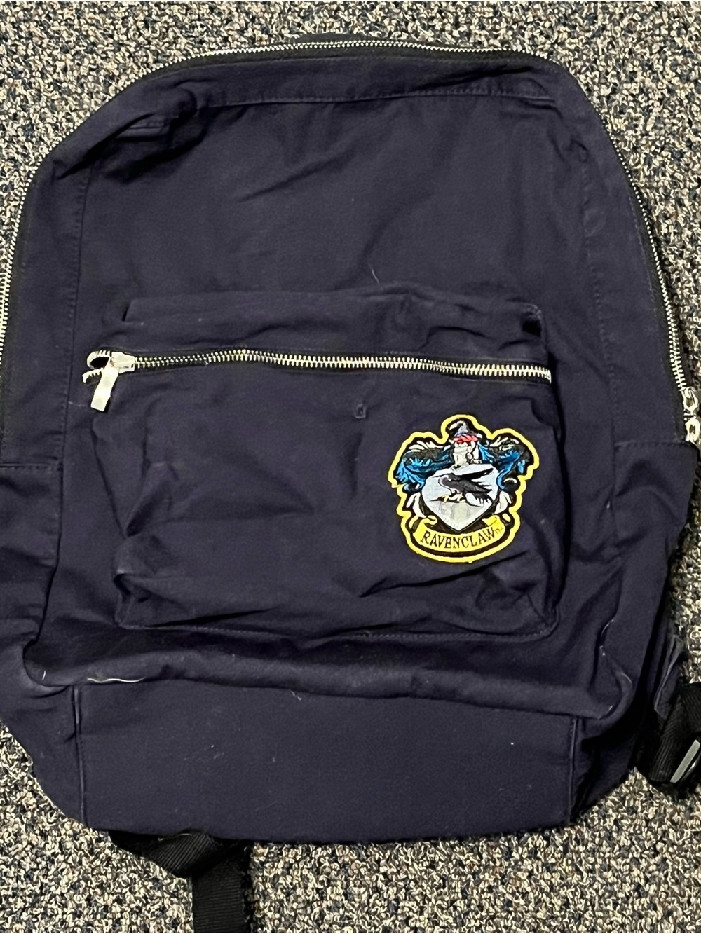 Harry Potter Ravenclaw Navy Blue Canvas Backpack